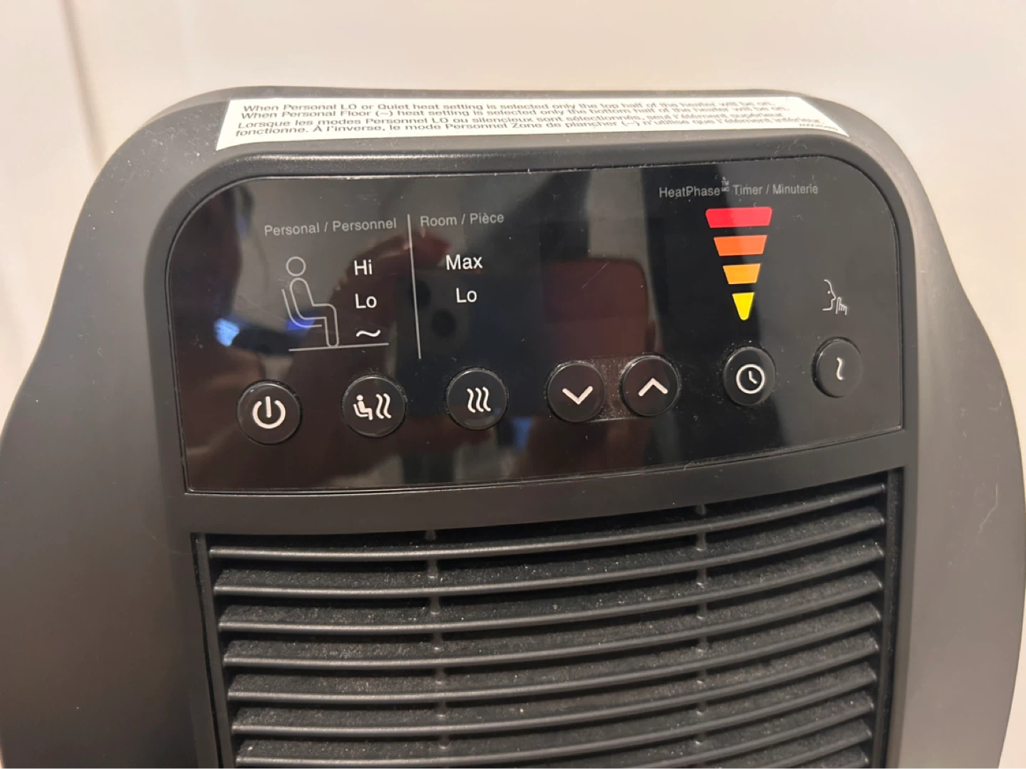 Honeywell HeatPhase Ceramic Tower Heater - photo 2