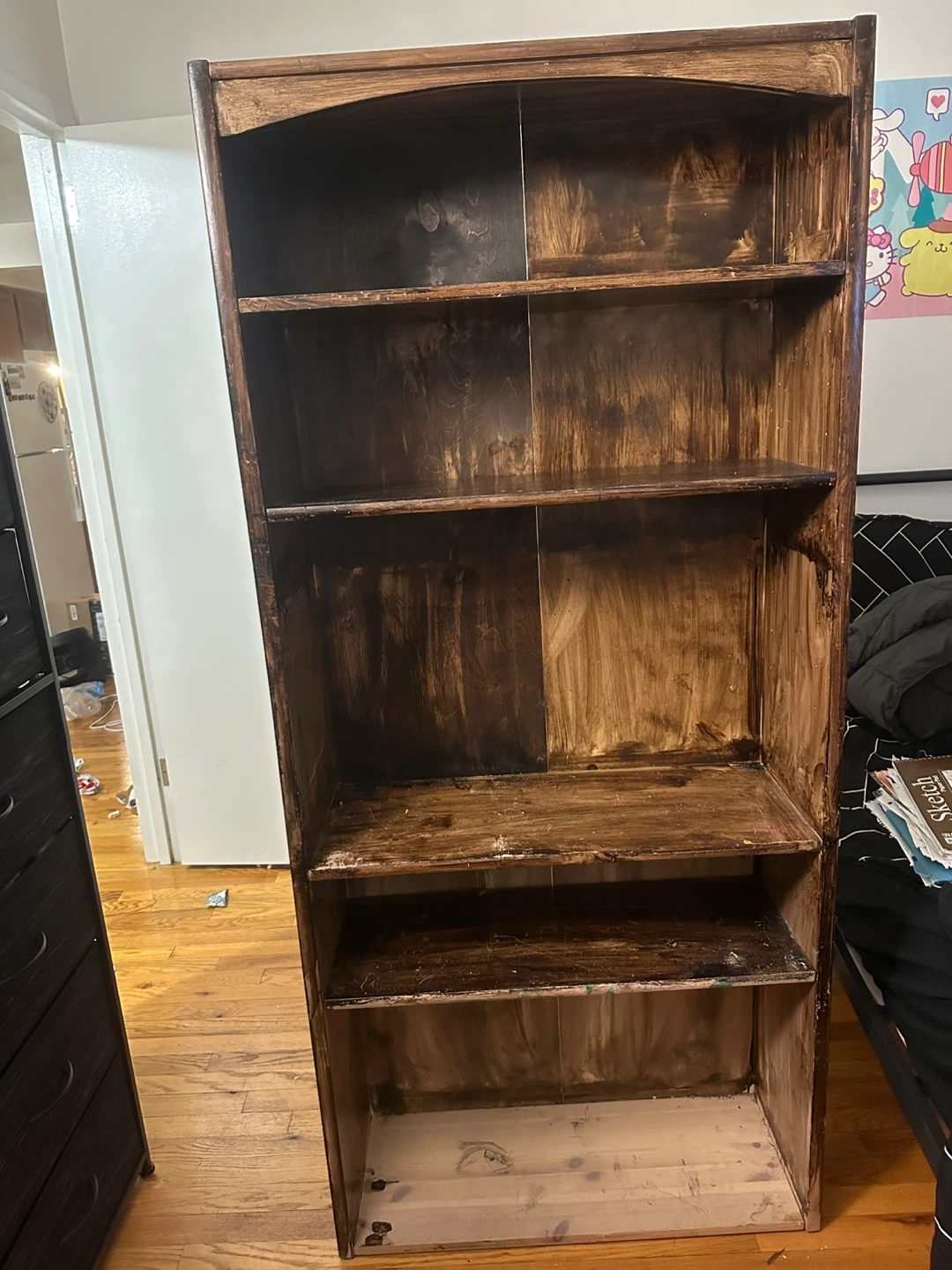 Wooden Bookshelf