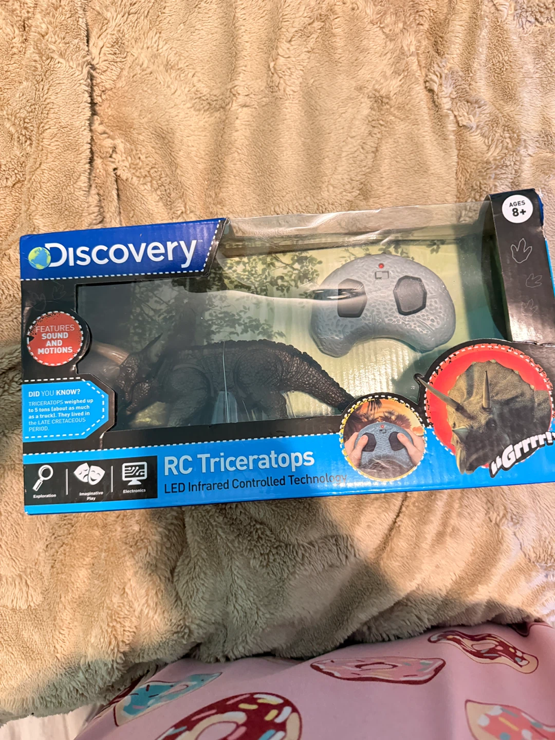 Discovery RC Triceratops Dinosaur Toy
