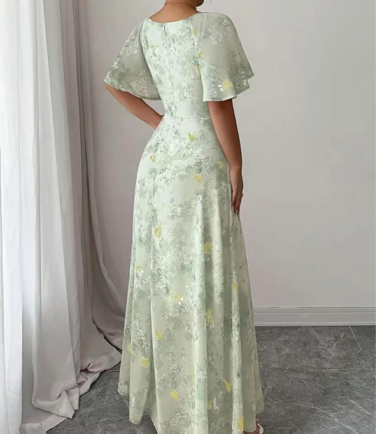 Women's Floral Print Maxi Dress - photo 2