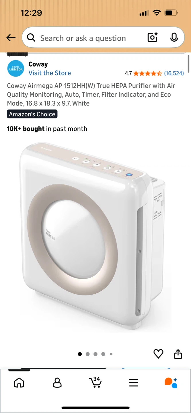 Coway Air Purifier