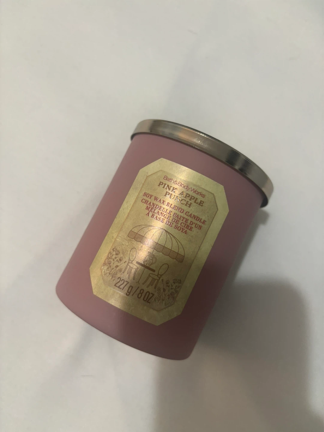 Bath & Body Works Pink Apple Punch Soy Wax Blend Candle