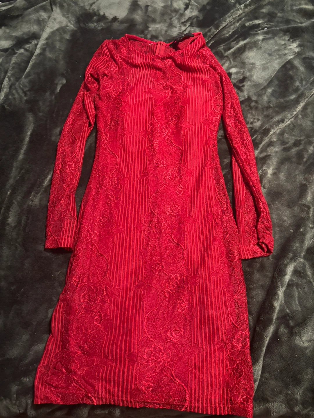 Red GUESS Lace Dress Size S