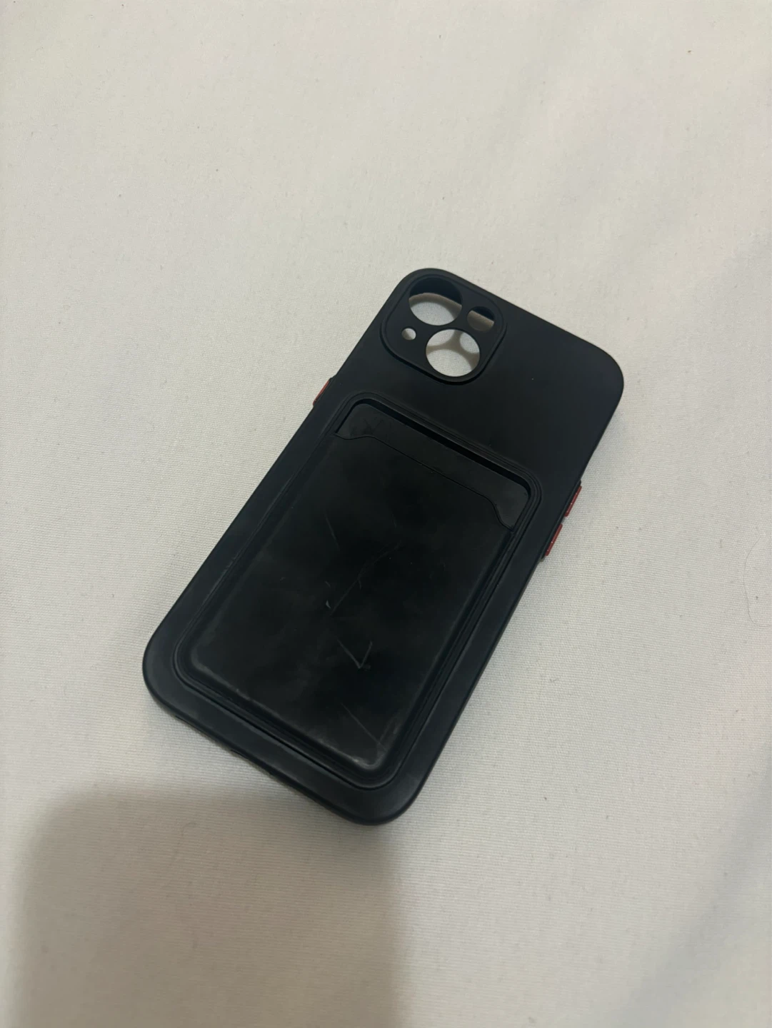 Black iPhone 13 Case with Card Holder