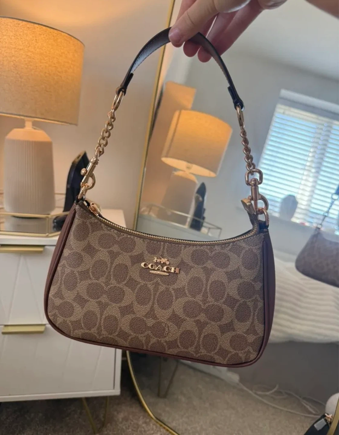 Coach Monogram Shoulder Bag