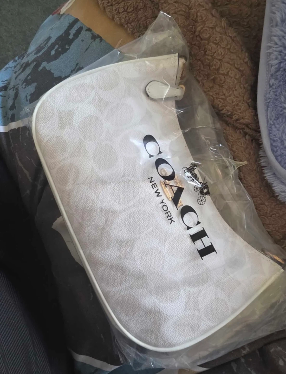 Coach Monogram Shoulder Bag