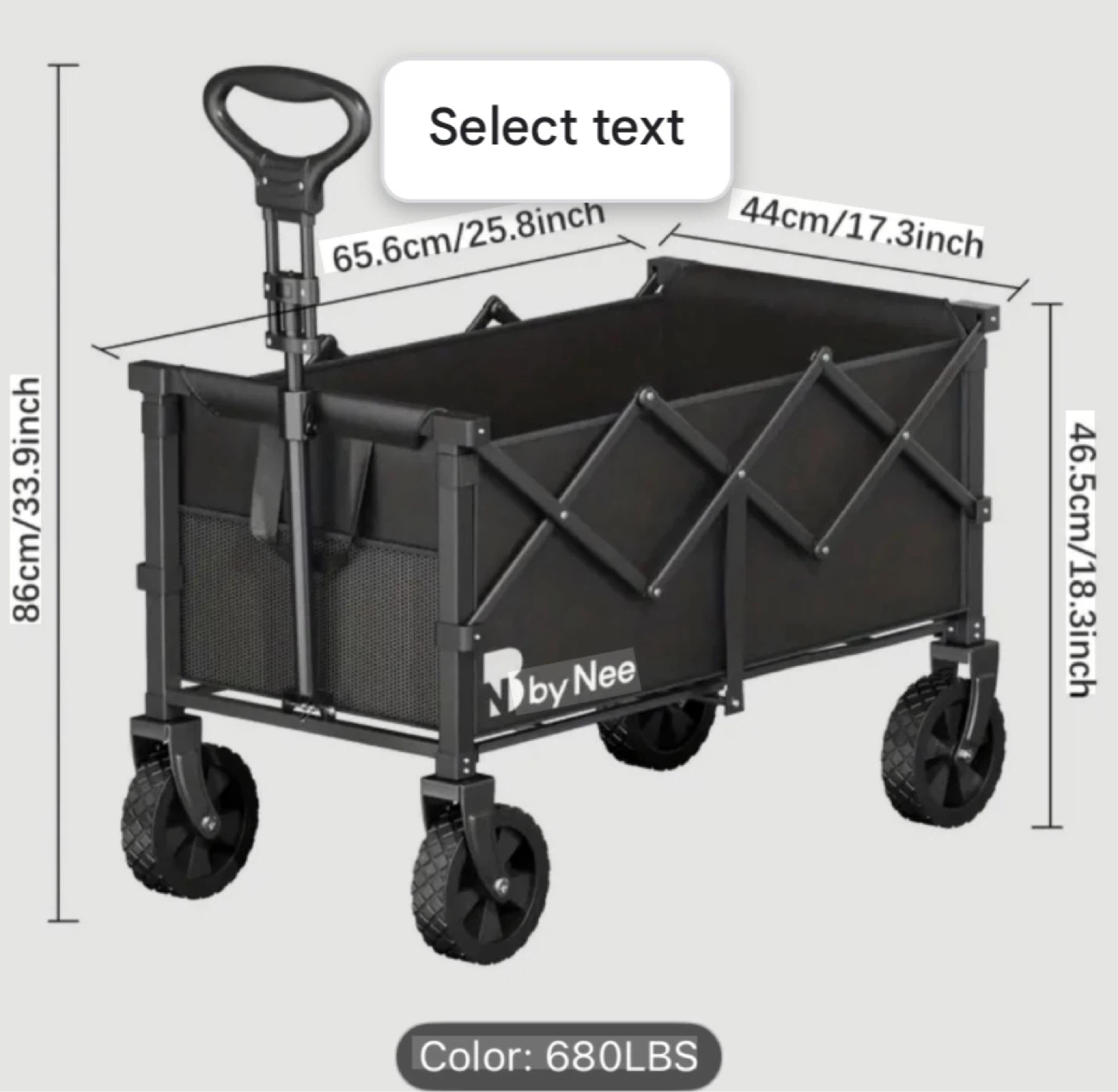 Brand new Folding Camping Wagon - photo 3