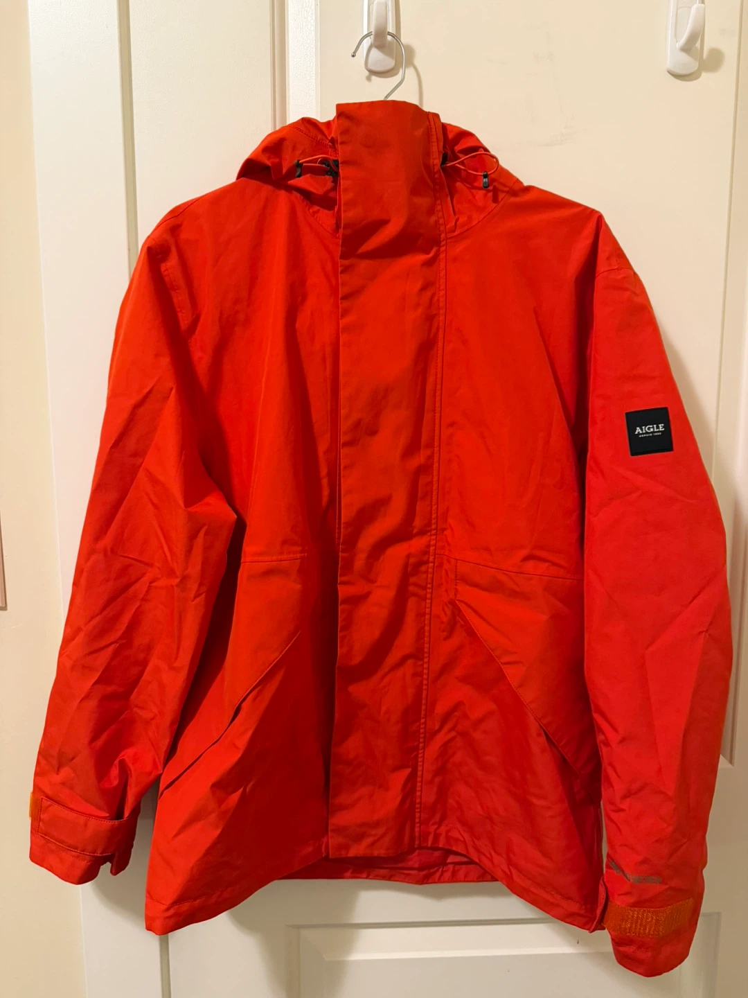 Aigle Gore-Tex Orange Hooded Jacket - photo 2