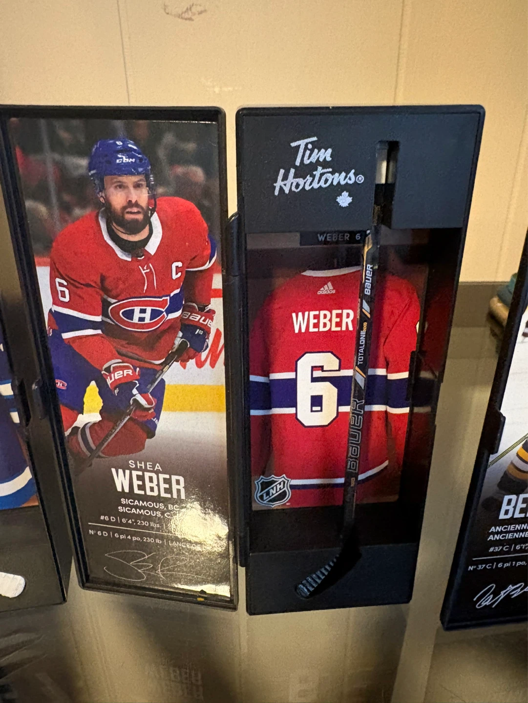 8 Tim Hortons NHL Superstar Collectable Stick - Shea Weber #6 - photo 5