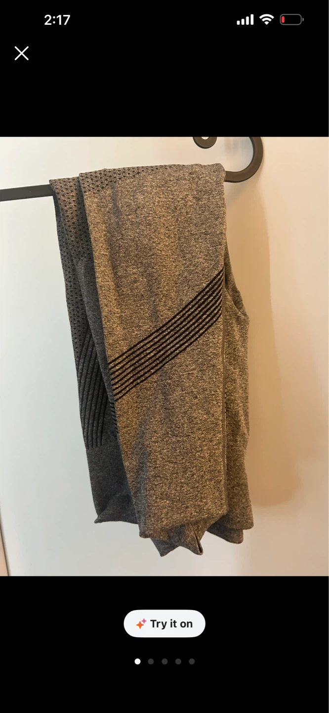 Grey Marled Athleisure Leggings