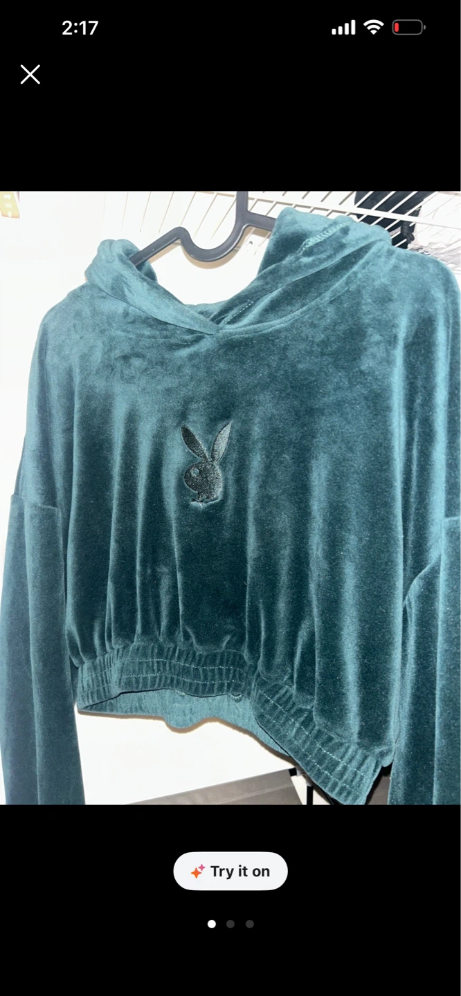 Playboy Velour Hoodie