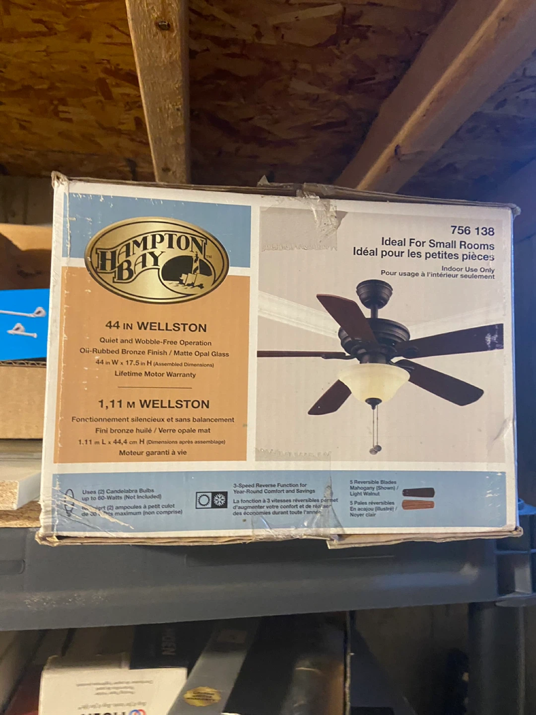 3-Speed Ceiling Fan with Pull Chains - photo 2