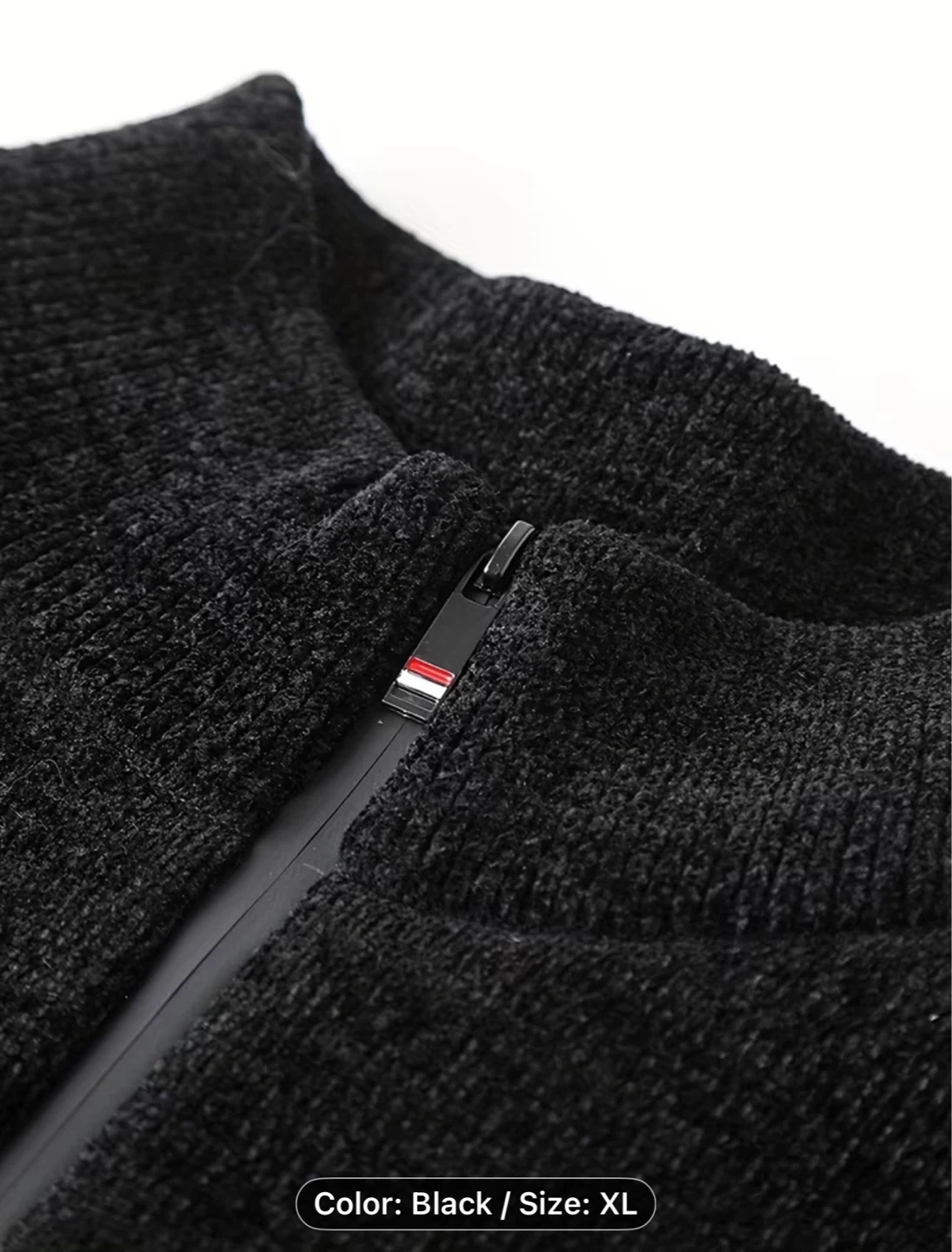 Men'S Autumn And Winter Fleece Sweater - photo 2
