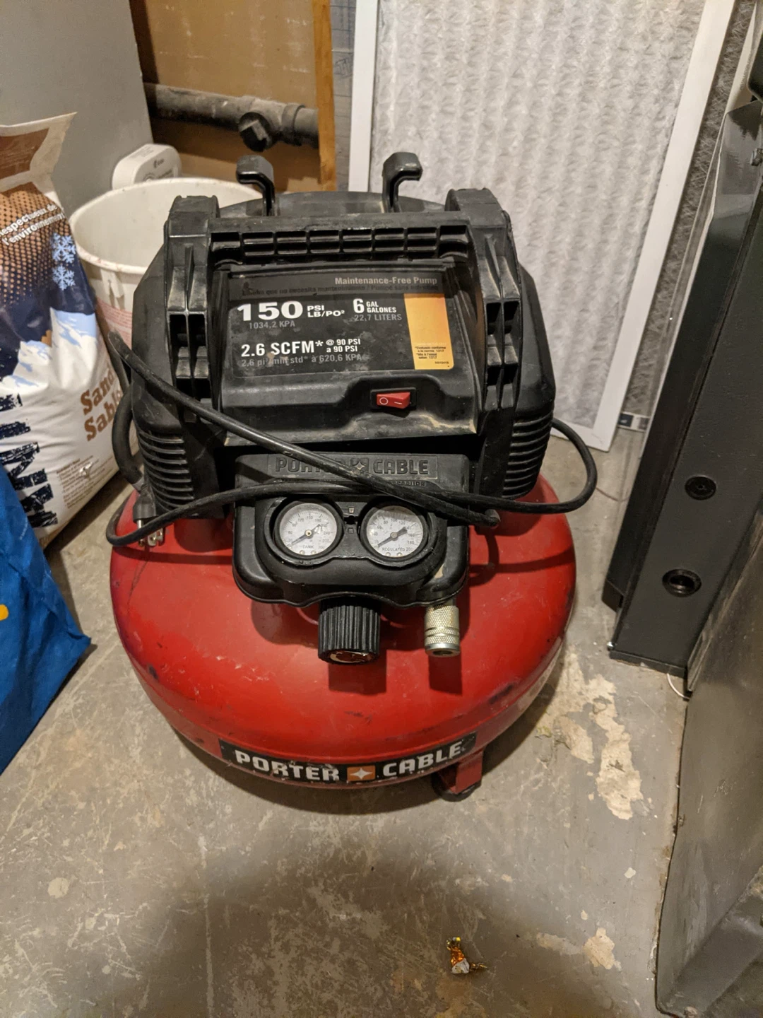 Porter-Cable 6-Gallon Air Compressor - photo 2