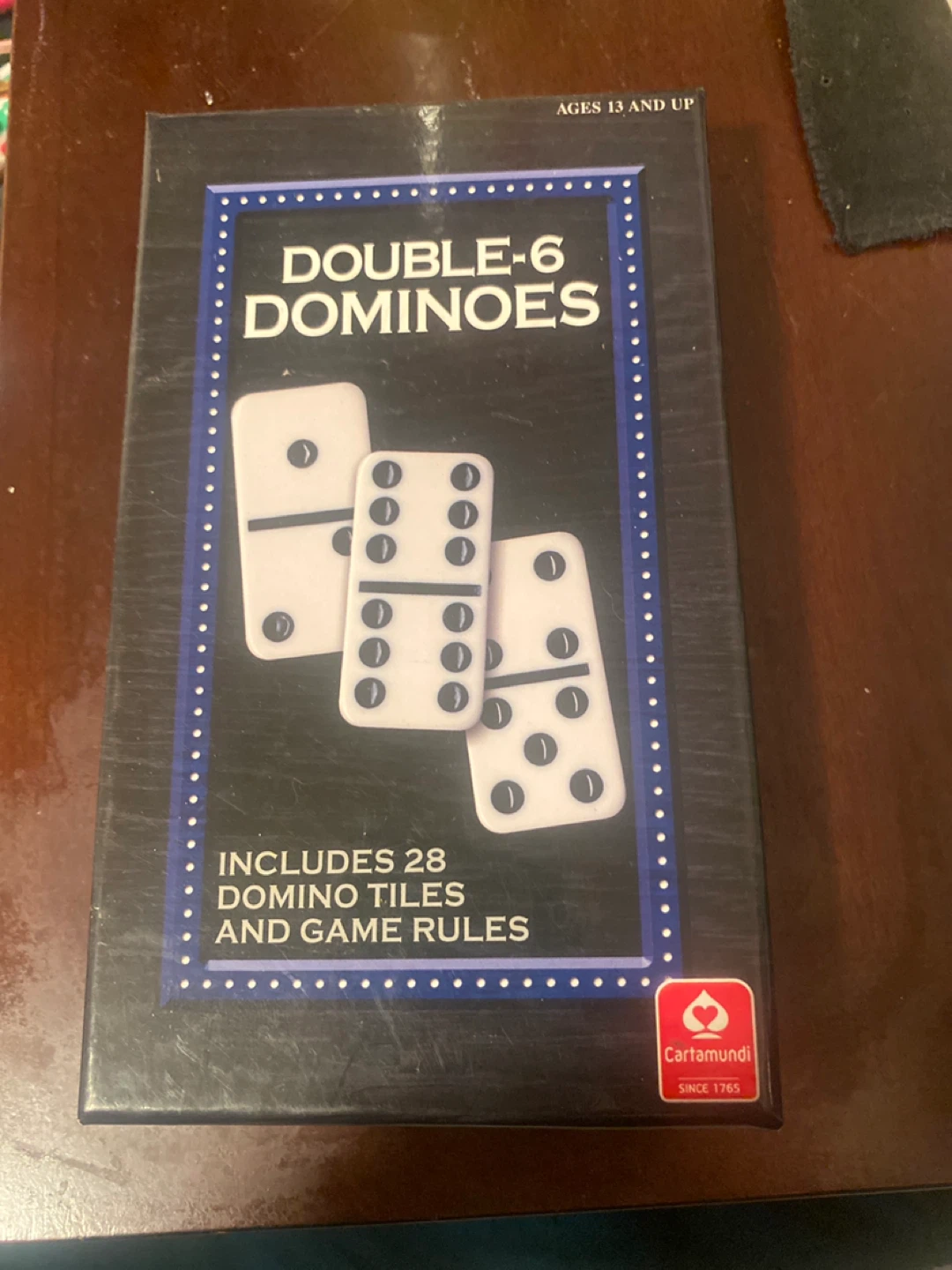 Double-6 Dominoes Set - 28 Tiles