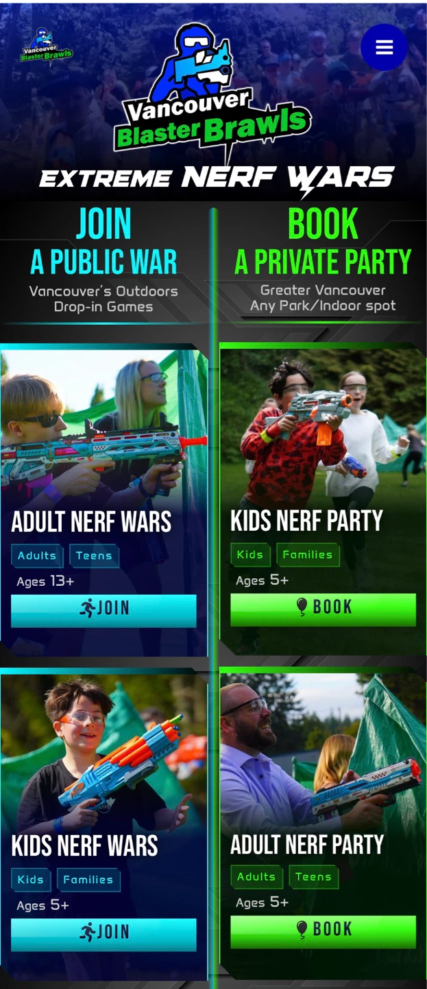Extreme Nerf Wars - Parties & Public Wars