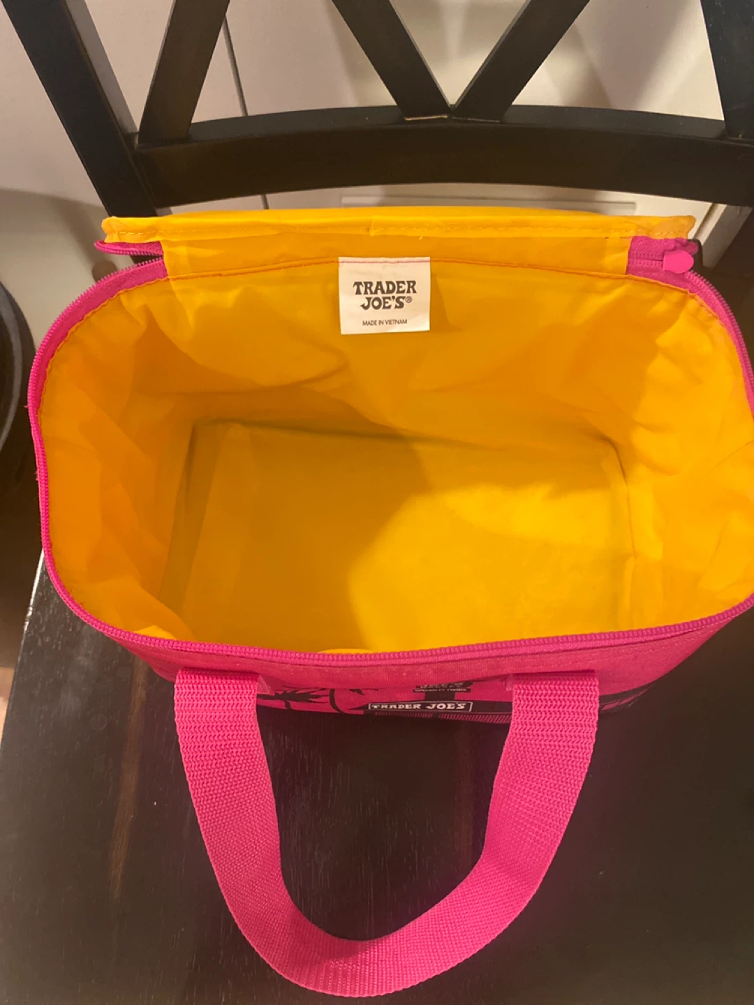 Trader Joe's Pink Insulated Lunch Bag - photo 2