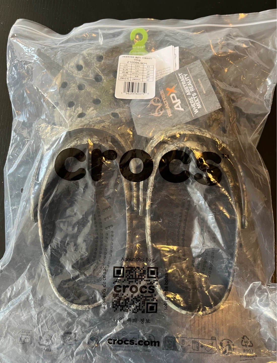 New Crocs Classic Clog – Realtree Camo Size 11 Men’s - photo 2