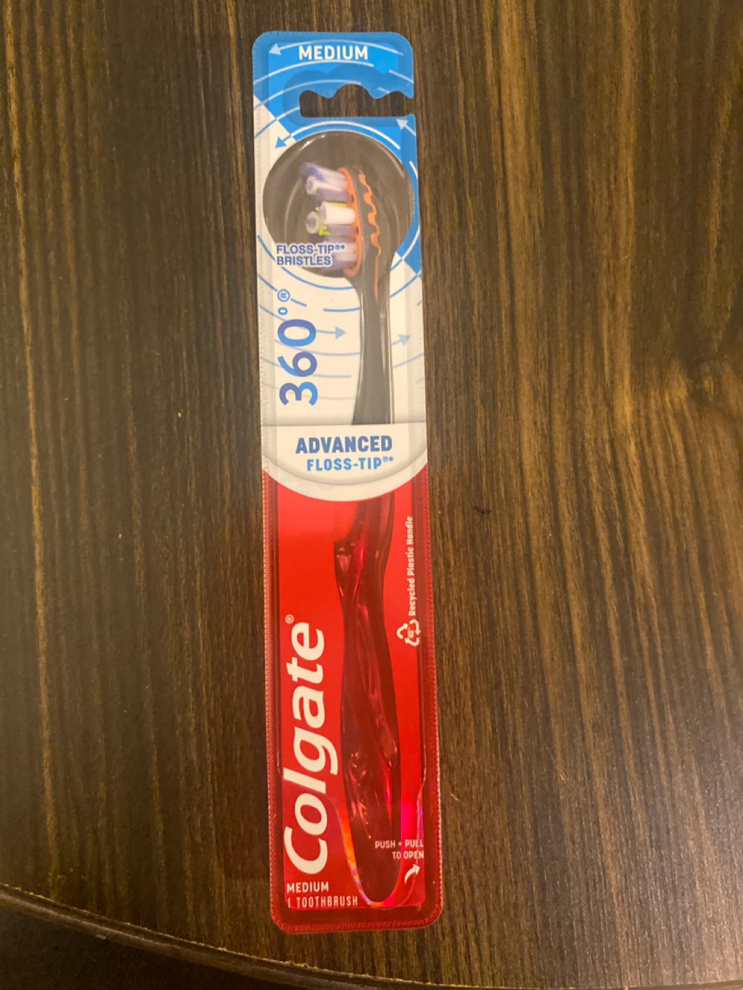 Colgate 360 Advanced Floss-Tip Medium Toothbrush