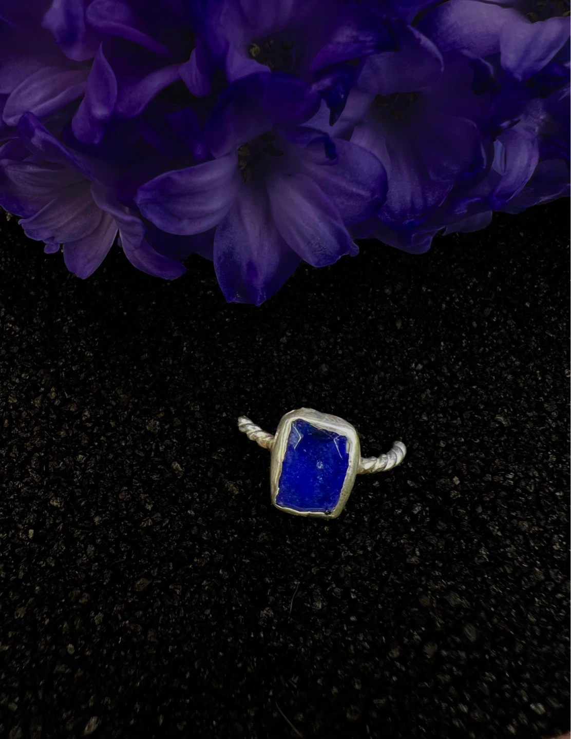 Large Tanzanite Gemstone Ring