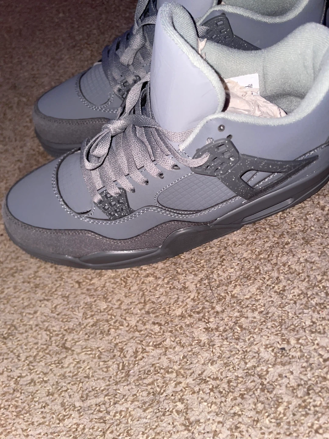 Air Jordan 4 Grey Sneakers - photo 3