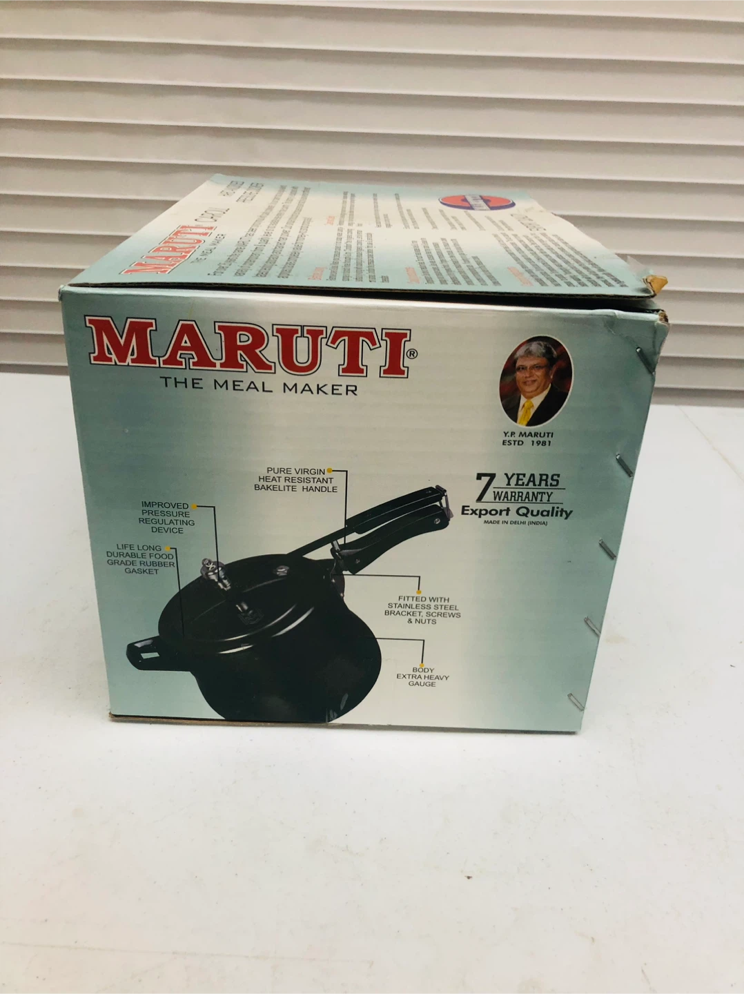 Maruti Hard Anodised Pressure Cooker 7 Litre - photo 2