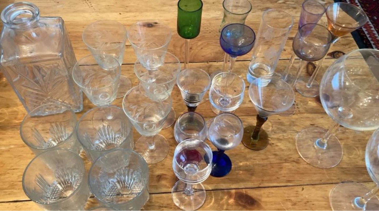 Assorted Glassware - 2 boxes
