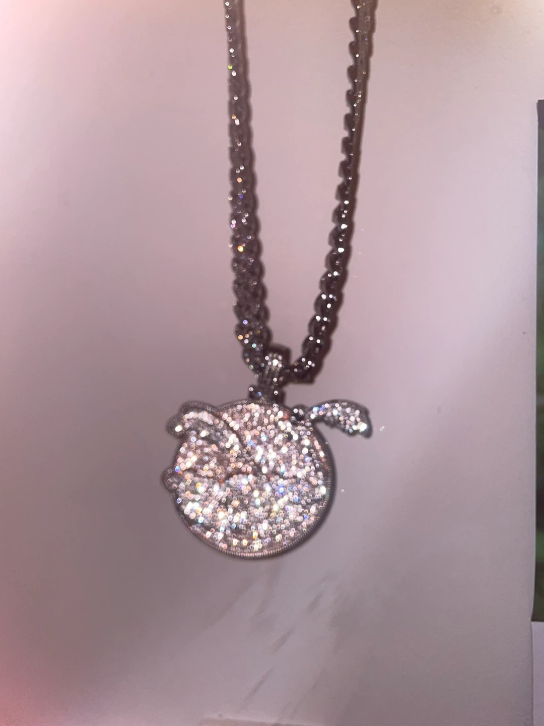 Road runner Pendant with Diamond Chain Necklace - photo 3