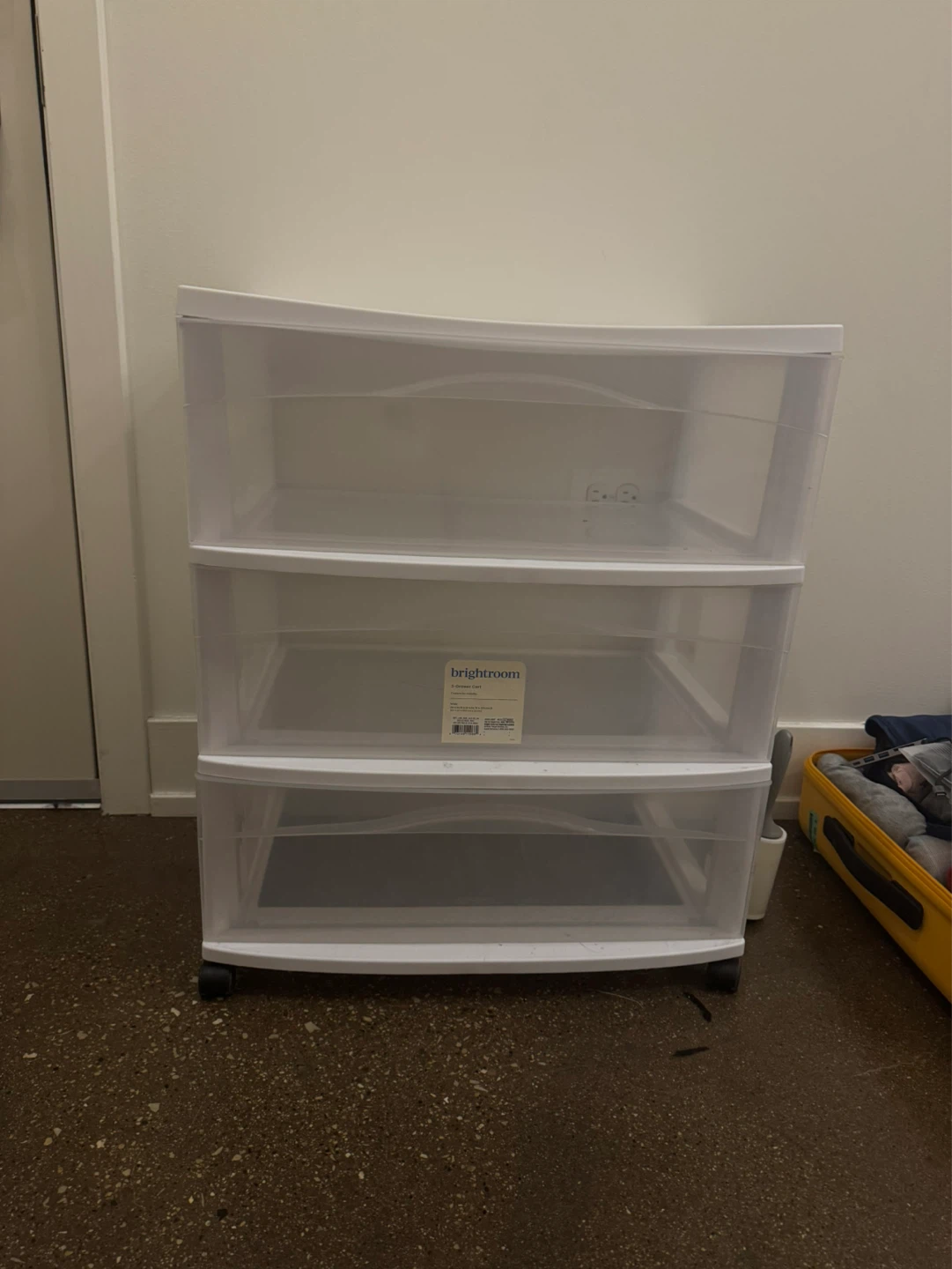 [Moving Sale] 3-Drawer Wide Cart (White) - photo 2