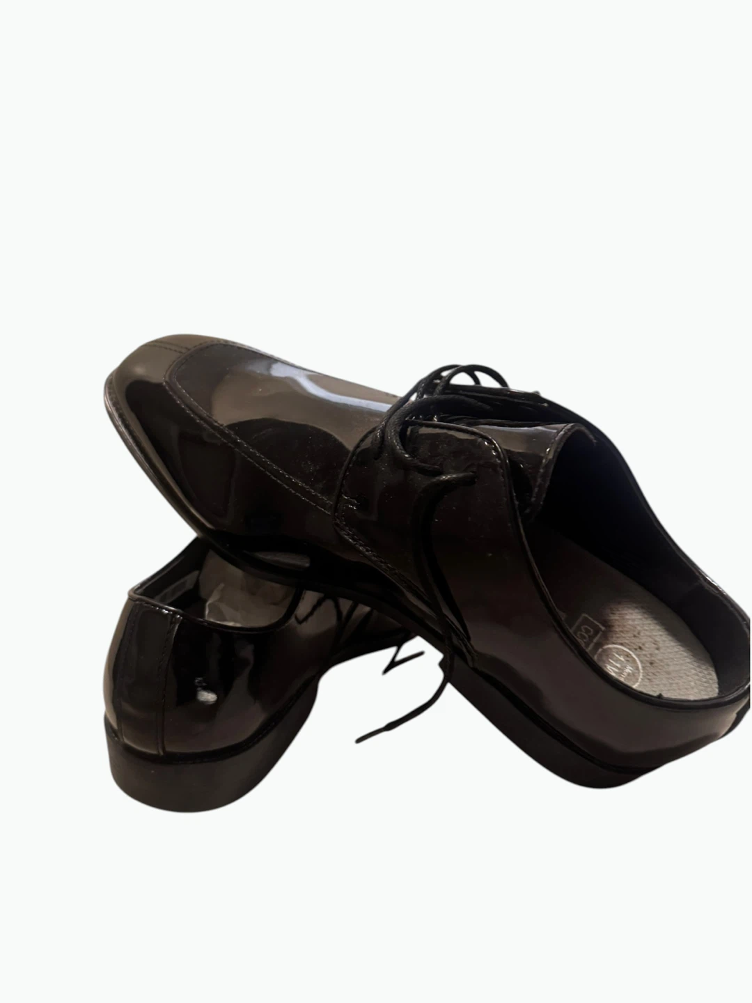 Black Patent Dress Shoes - Size 11W - photo 2