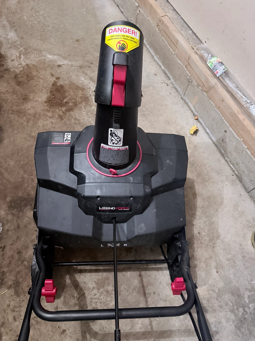 Legend Force Electric Snow Blower - photo 2