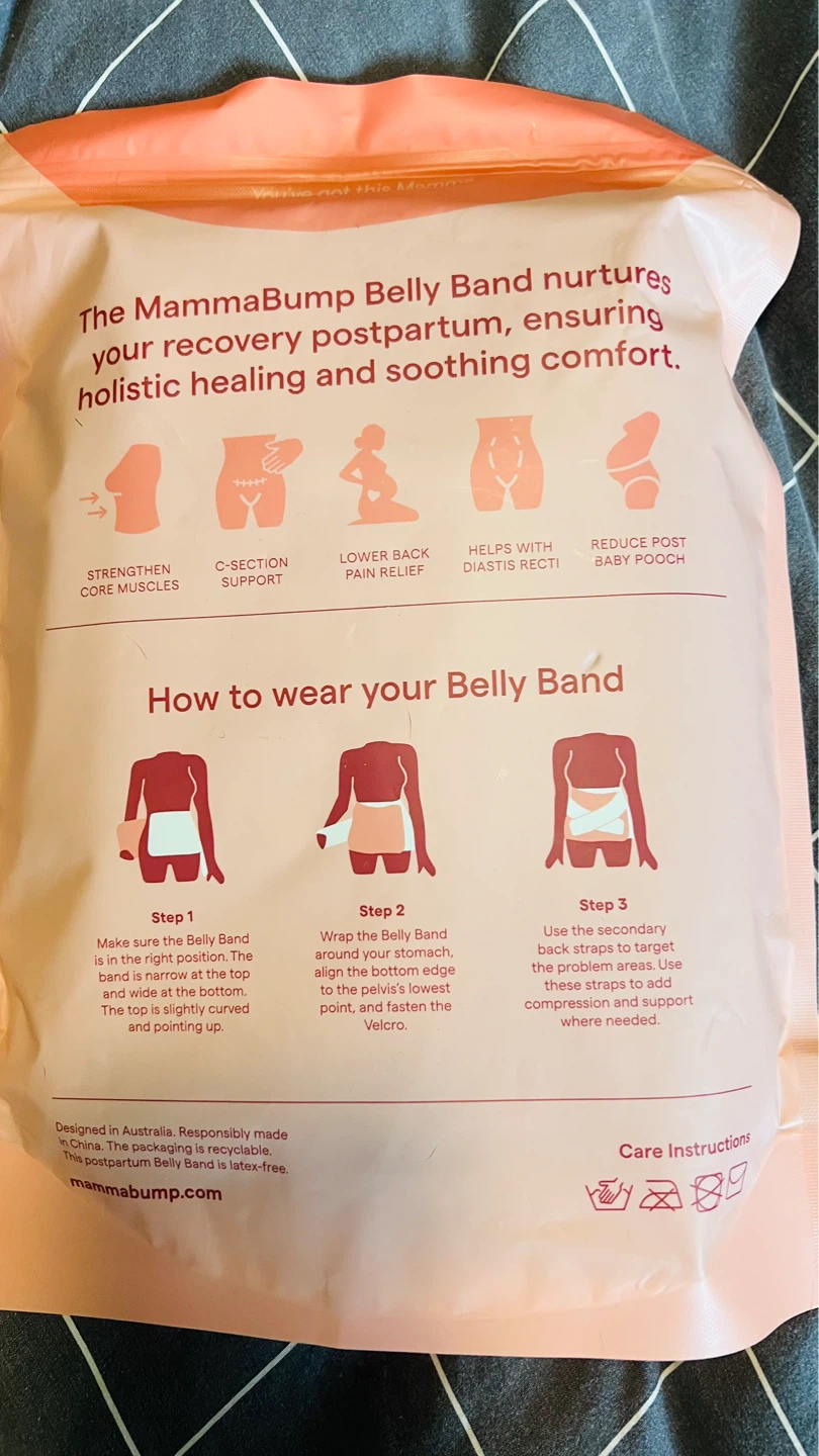 New- never used. MammaBump Postpartum Belly Band XL-2XL Black - photo 2