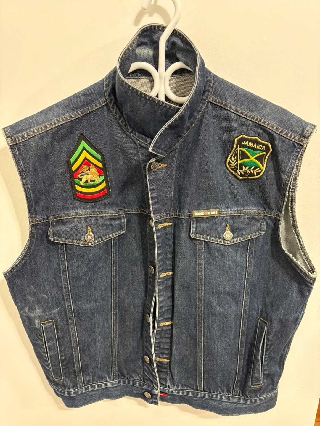 Roots Jeans Denim Vest with Patches - photo 2
