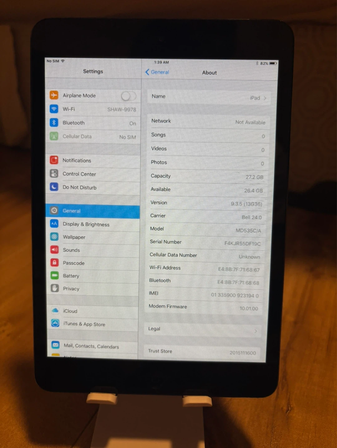 iPad Mini 1 WIFI + Cellular 32GB