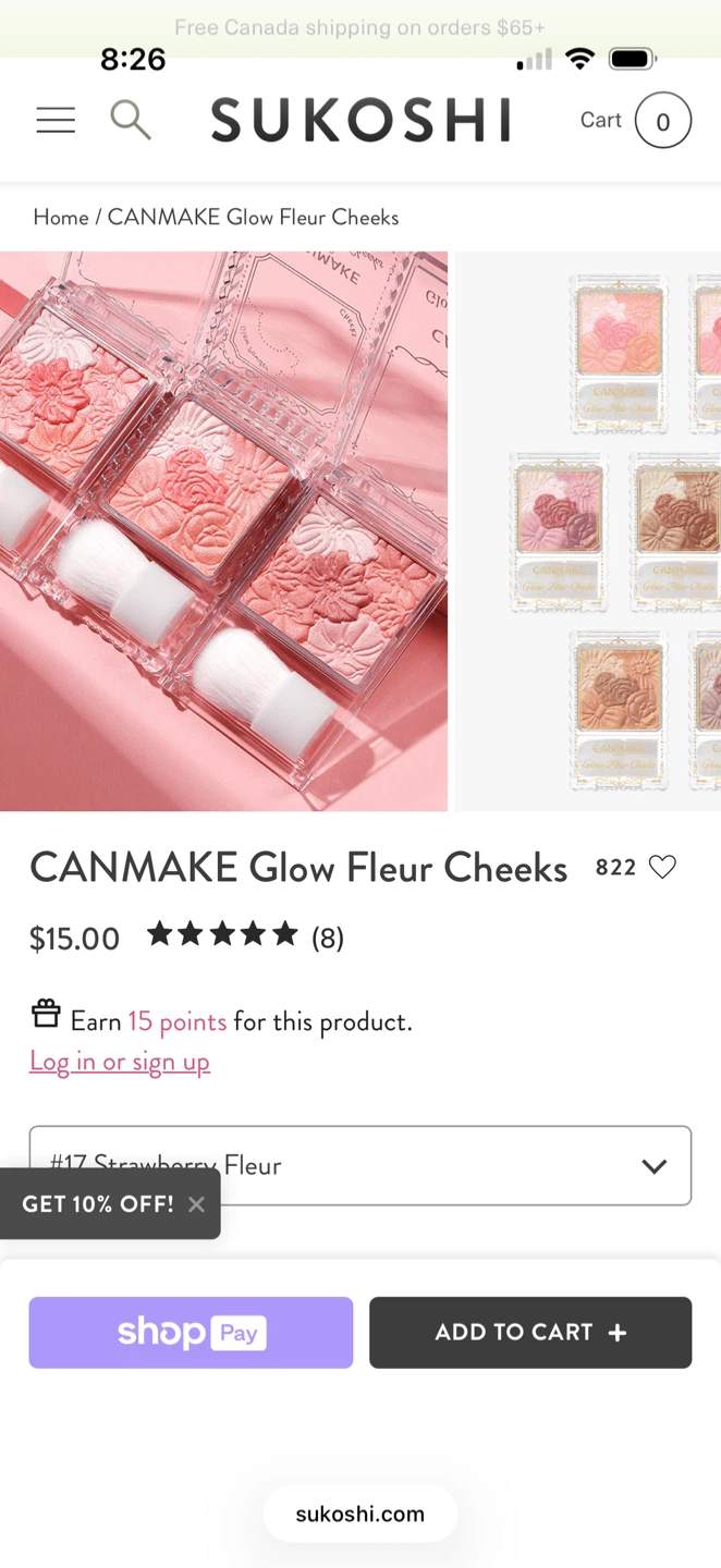 CANMAKE Glow Fleur Cheeks Blush - photo 3