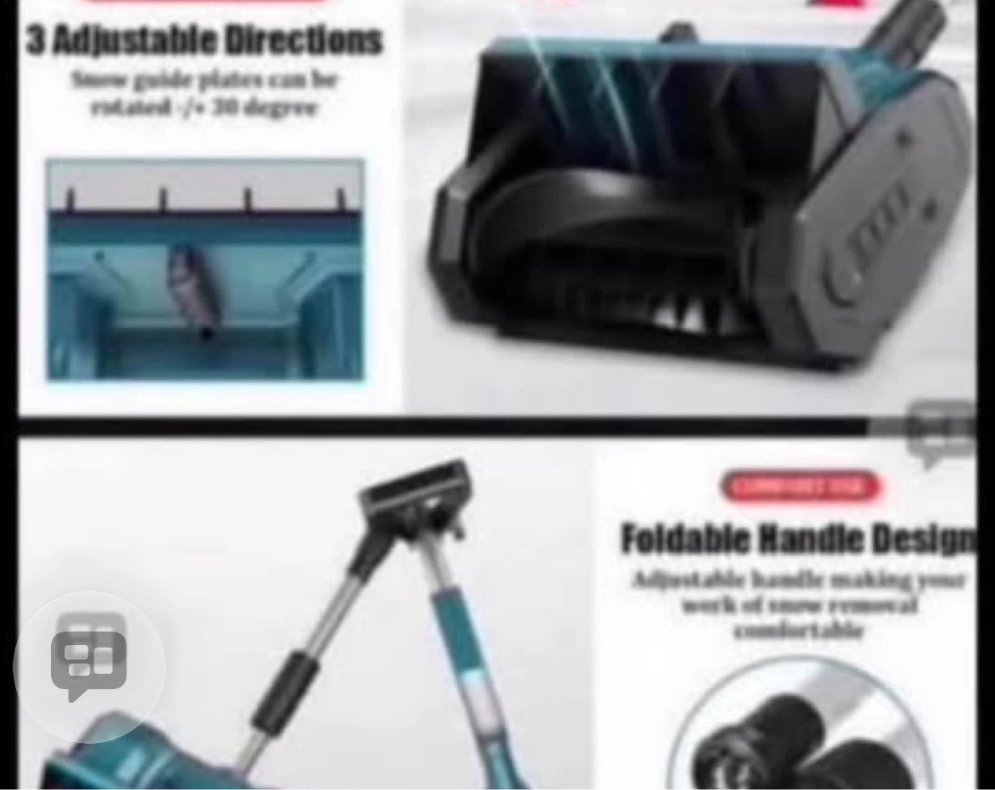 Electric Snow Sweeper / Blower - photo 3