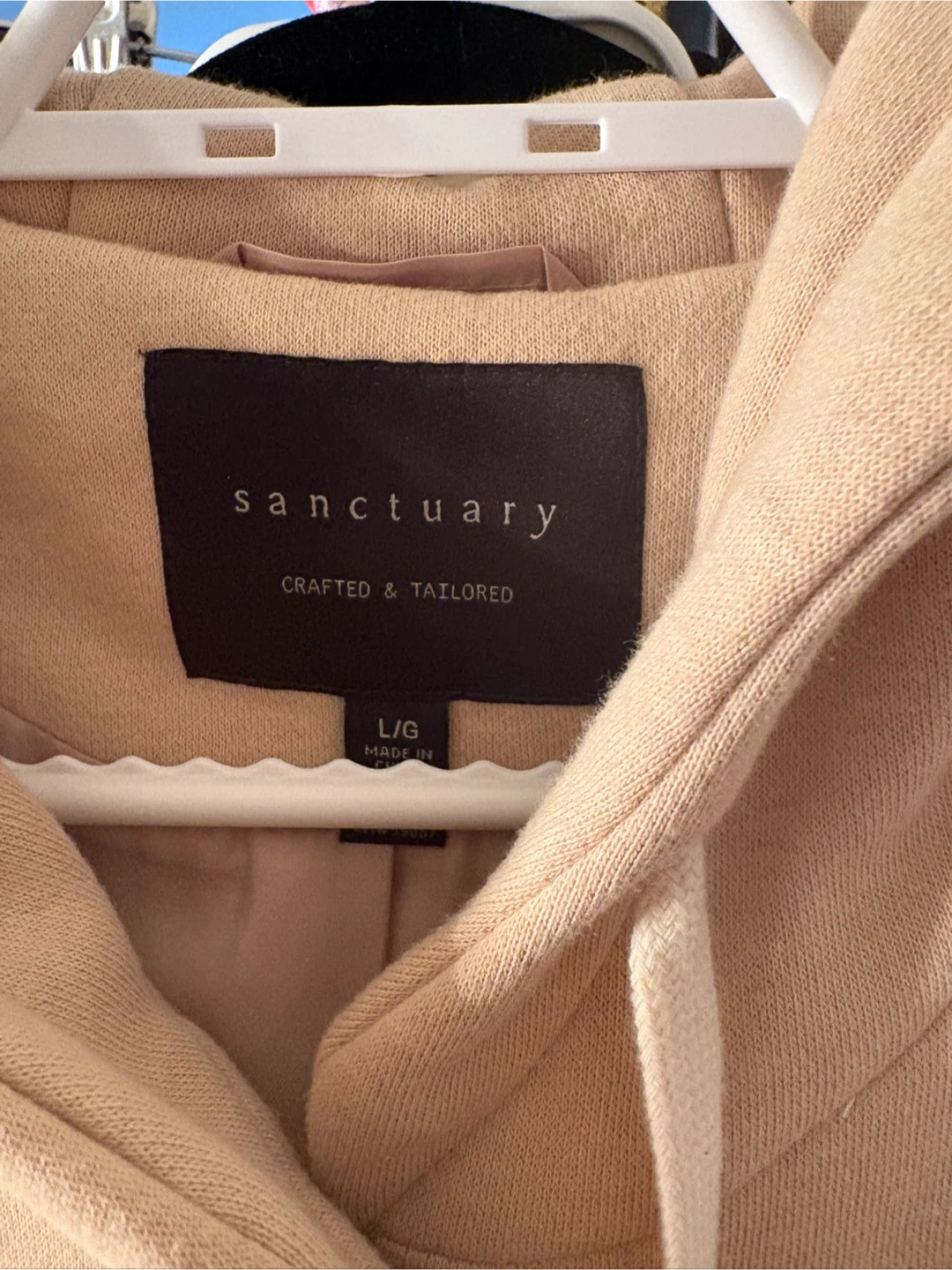 Women Sanctuary Sherpa Jacket - Cream & Tan - Size L - photo 4