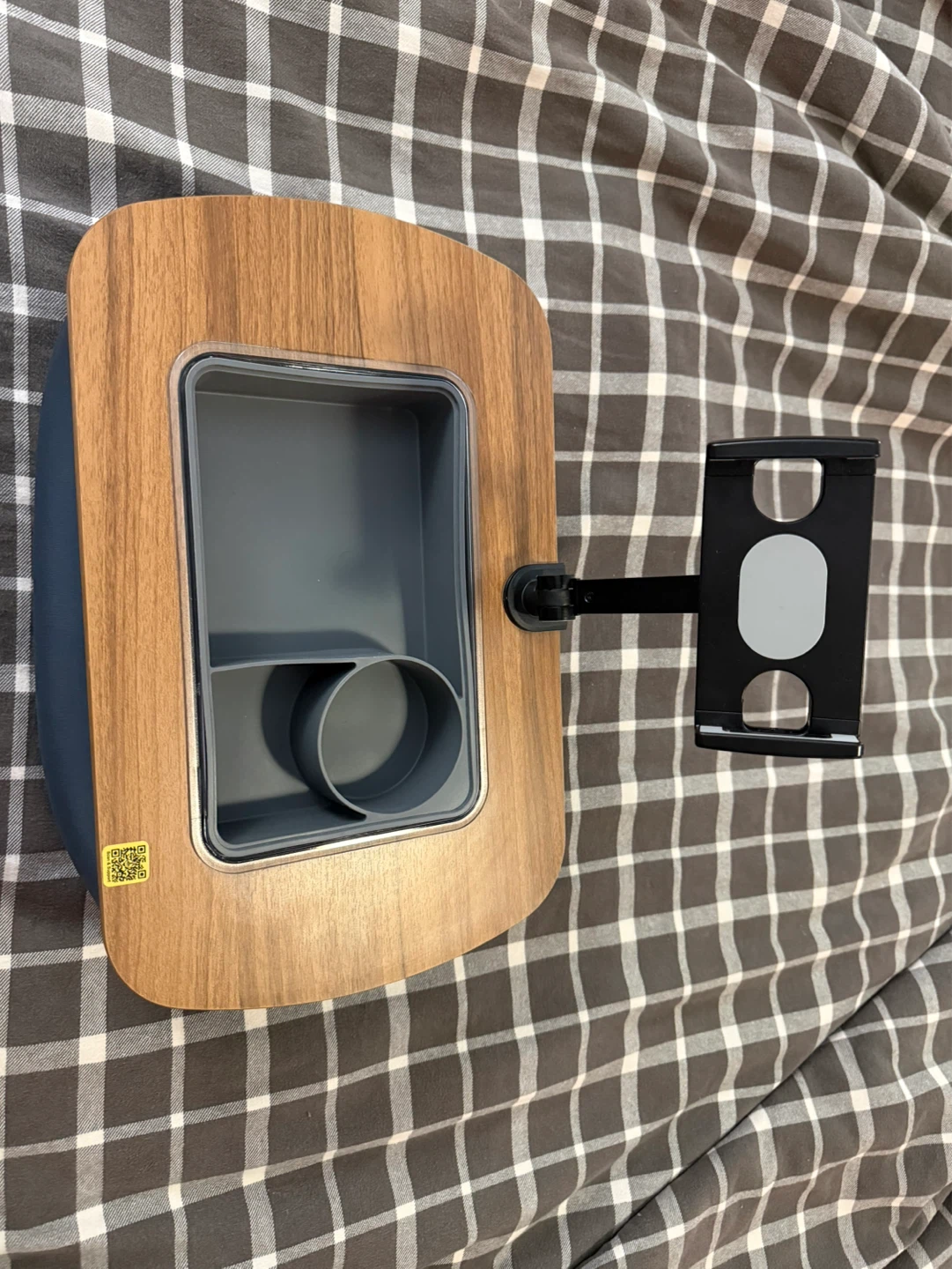Bedside Tray with Tablet Holder and Cup Holder - photo 5