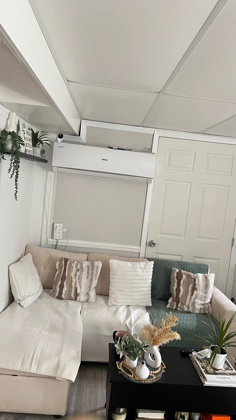Cream Sectional Sofa with Storage - photo 3