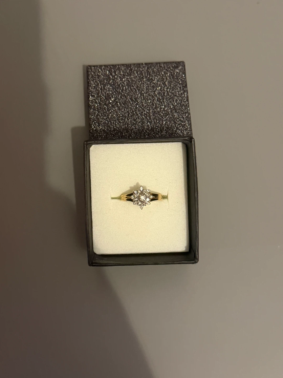 14k Gold Diamond Accent Ring