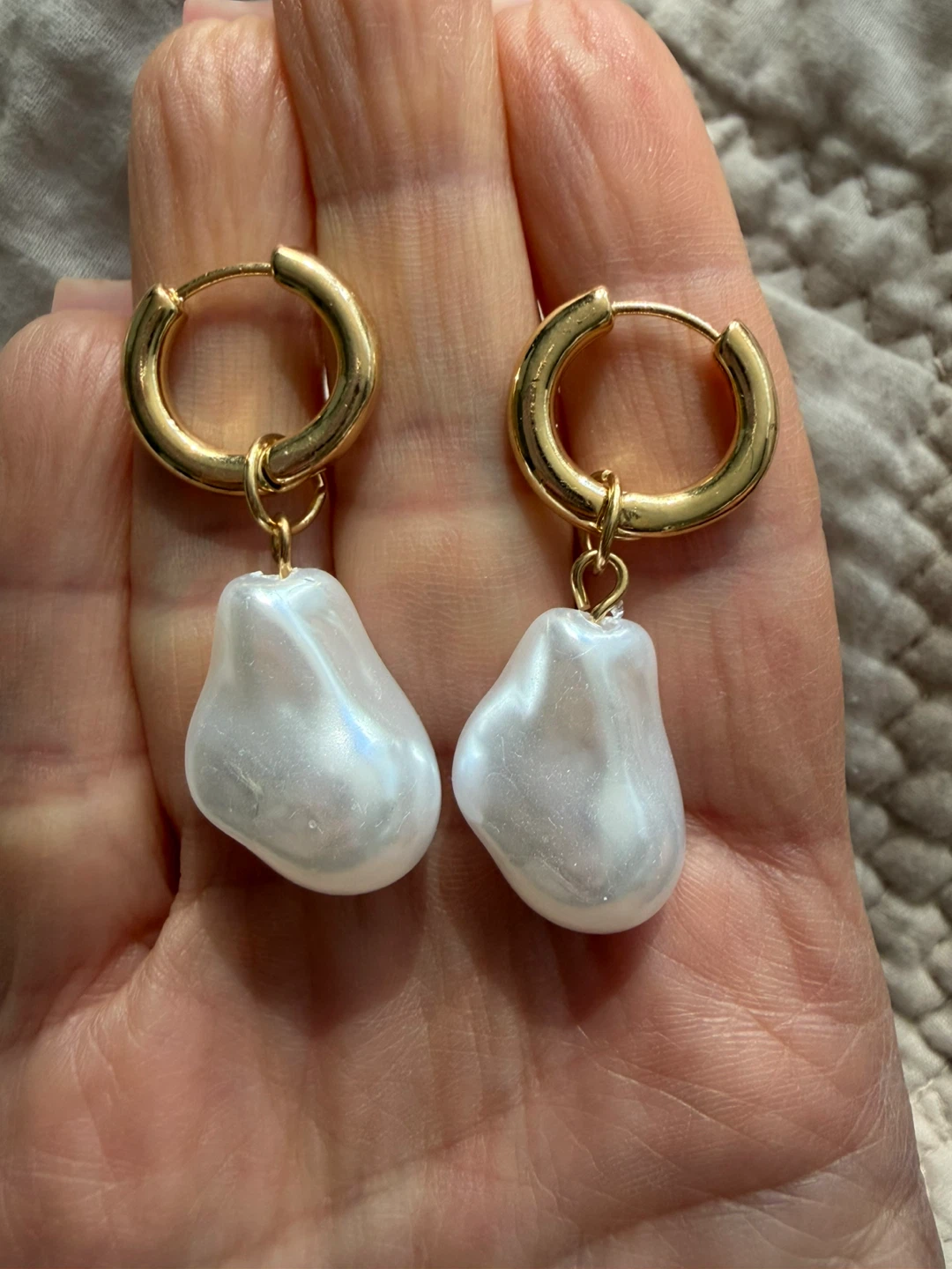 14k pearl earrings