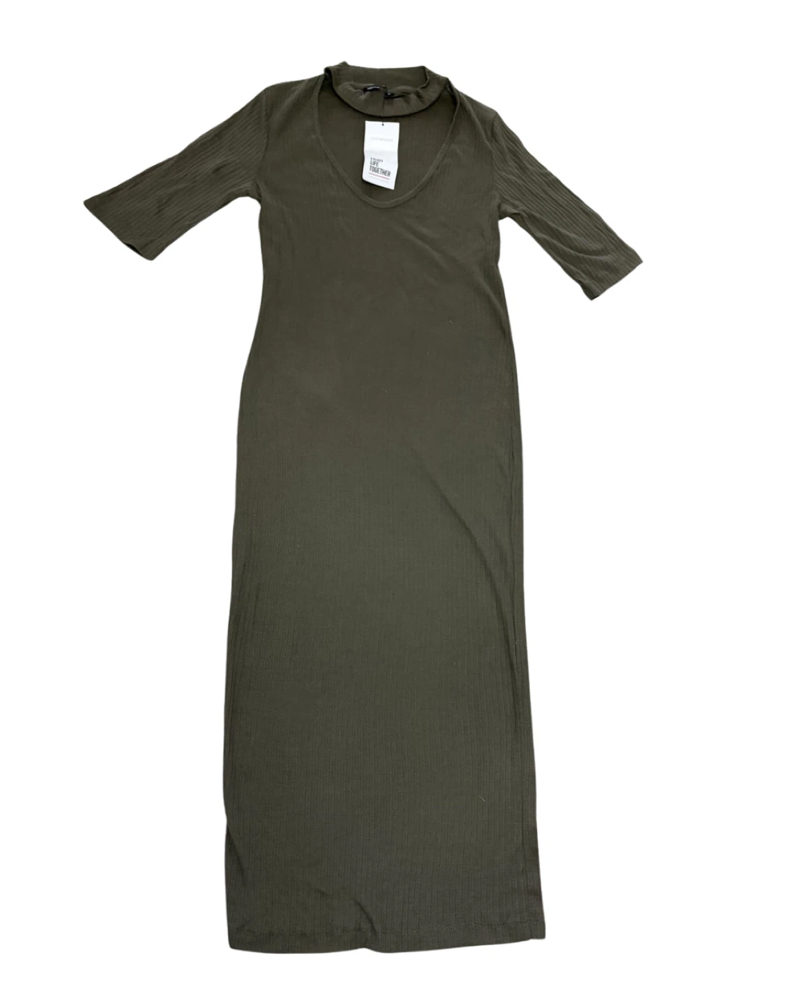 Olive Green Bodycon Dress