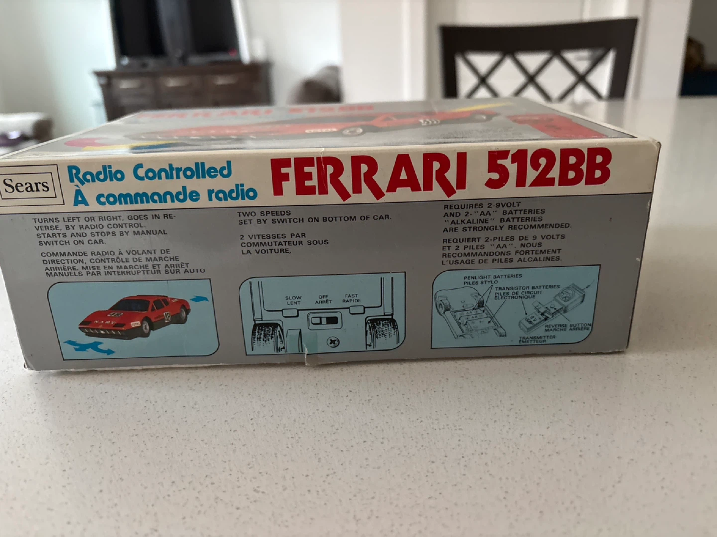 Sears Radio Controlled Ferrari 512BB Toy Car - photo 2