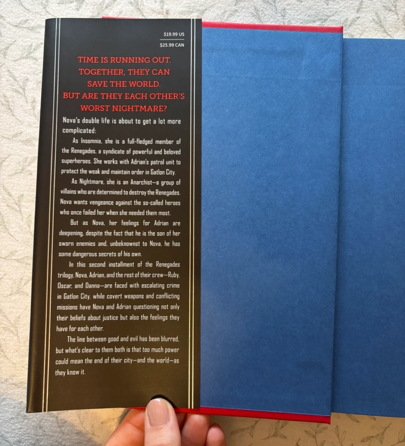 Arch-Enemies by Marissa Meyer - Renegades Trilogy Book 2 - photo 2