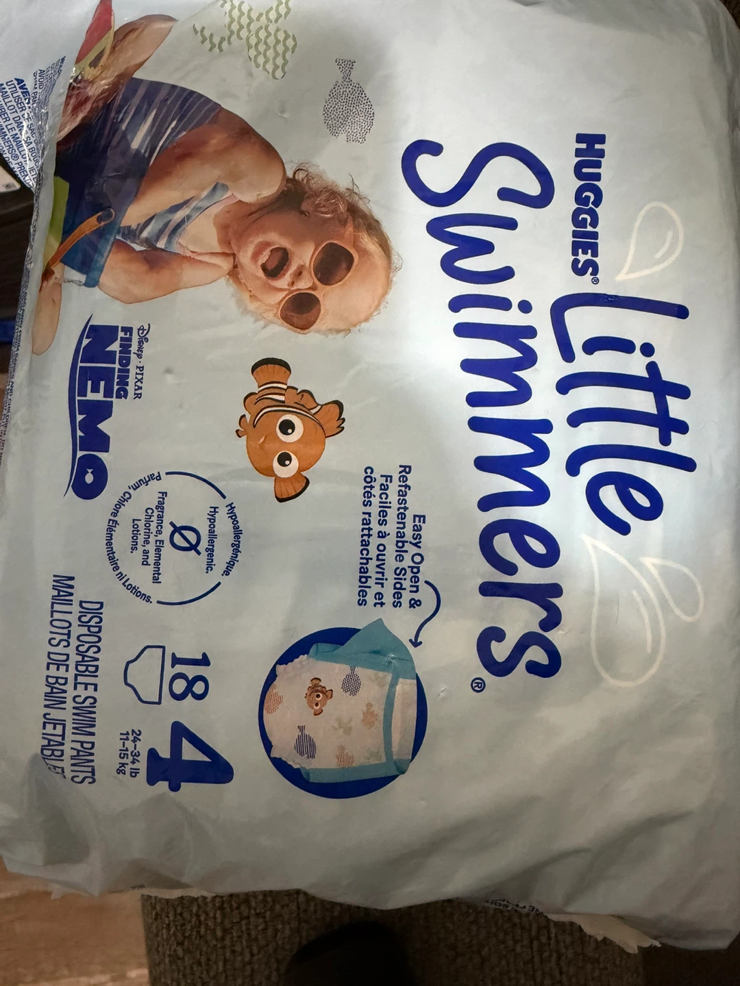 Huggies Little Swimmers Size 4 Swim Diapers - 18 Count