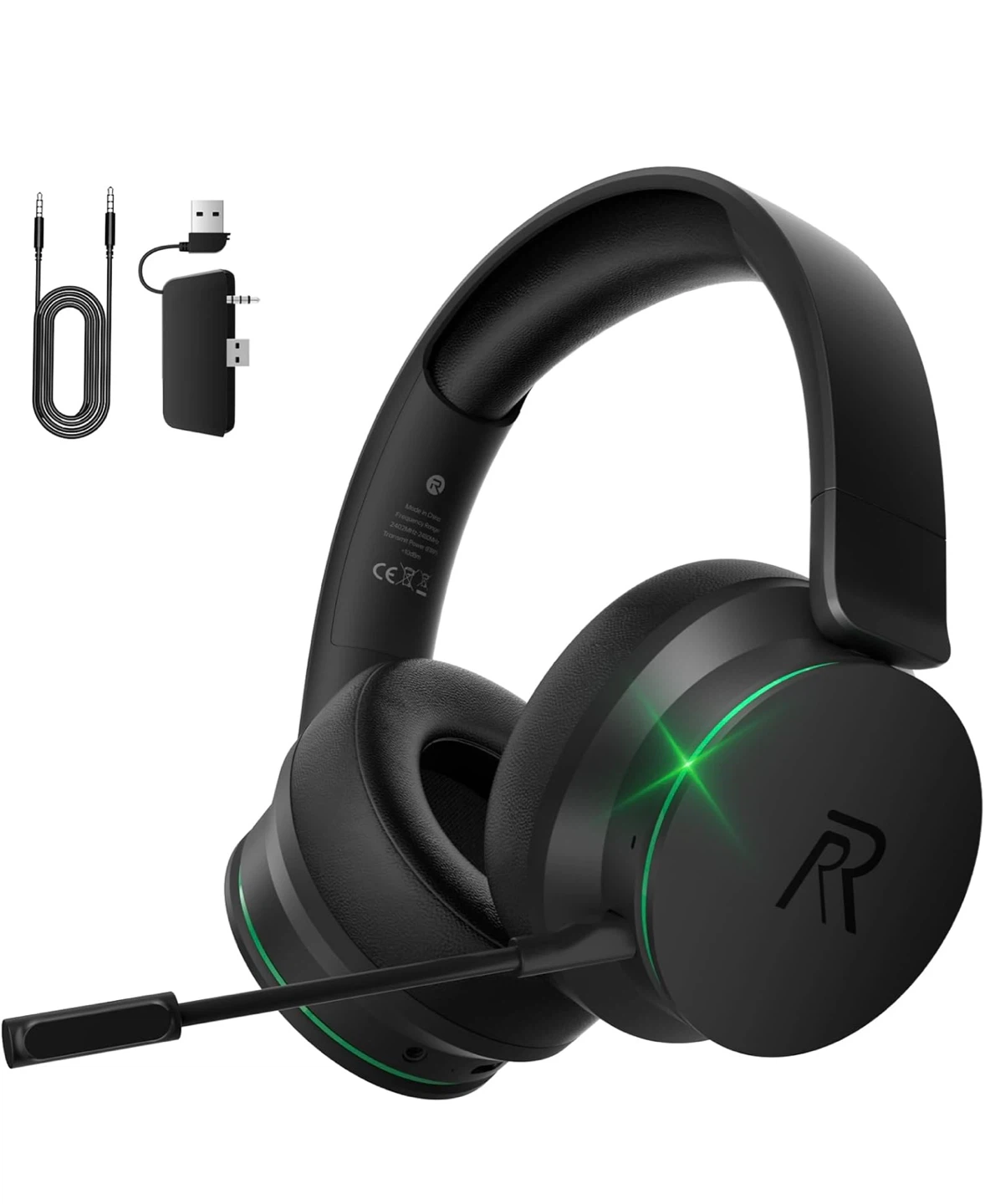 R Captain 200 Gaming Headset - Black-Green