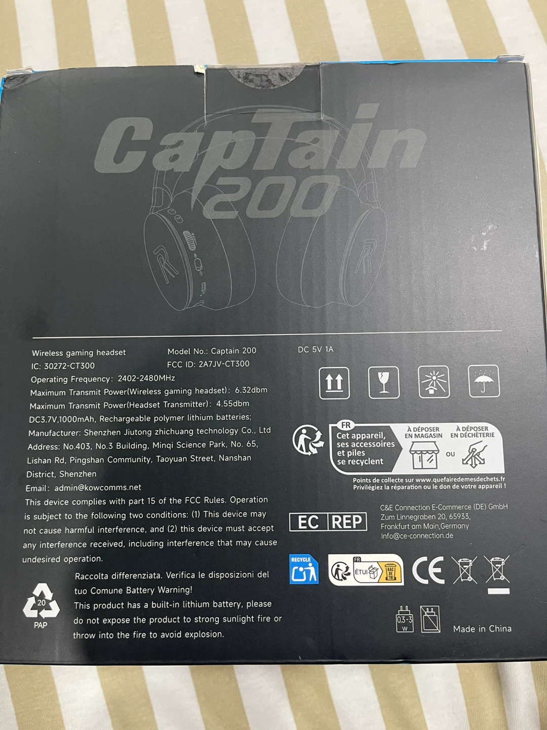 R Captain 200 Gaming Headset - Black-Green - photo 3