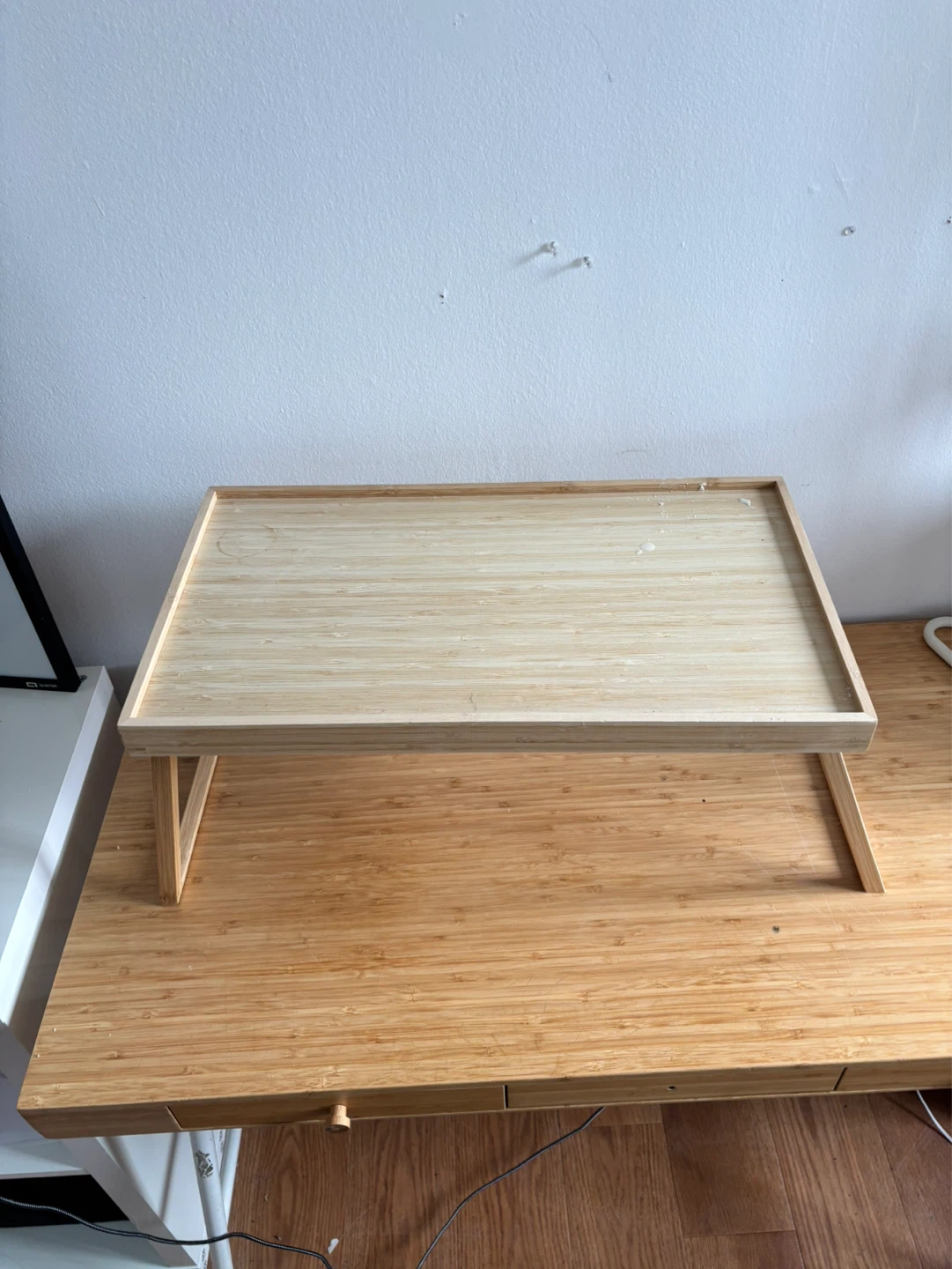 Bamboo Bed Tray Table - photo 2