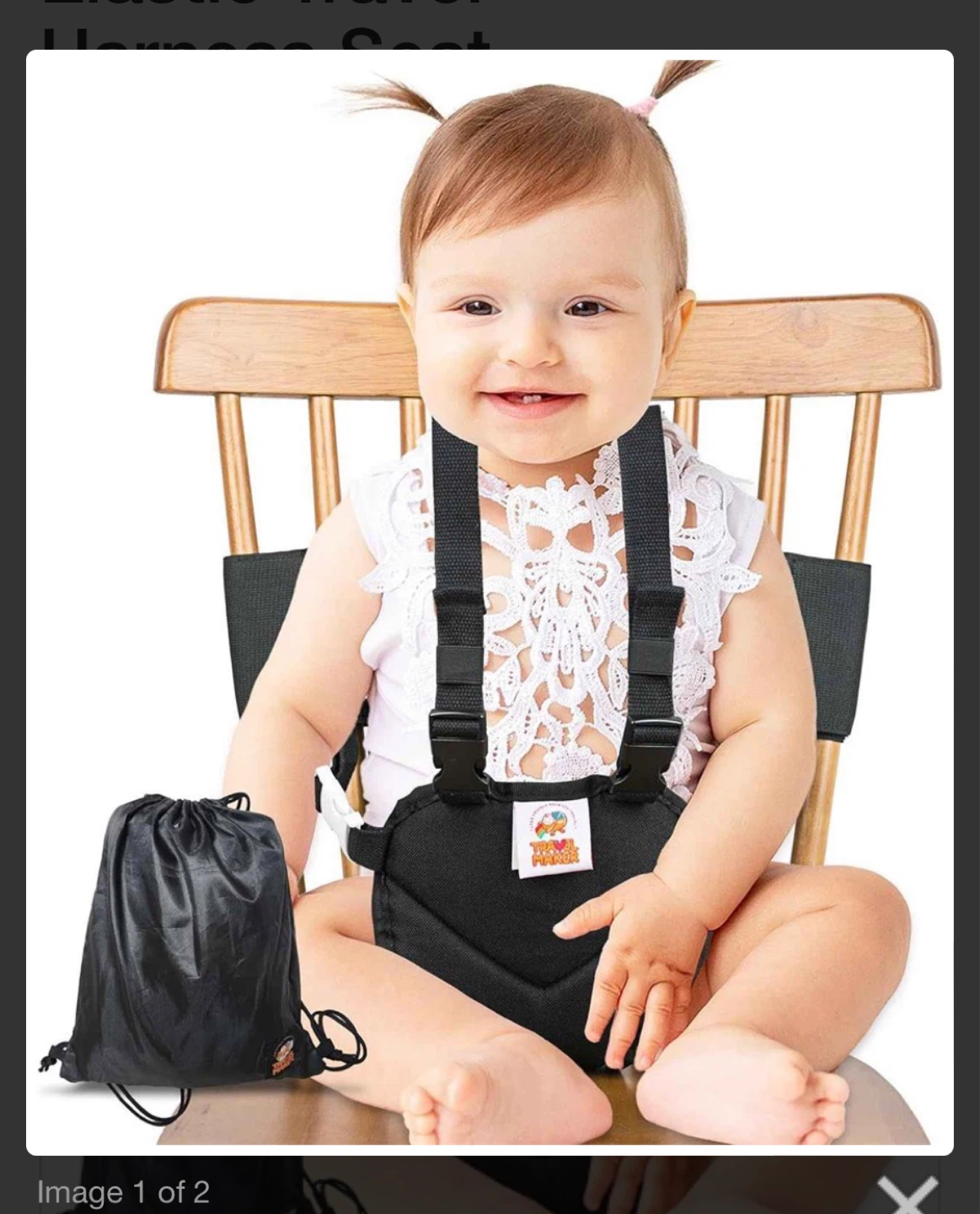 Portable Baby High Chair Harness Seat