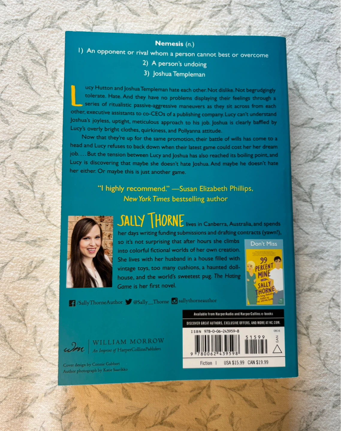 The Hating Game by Sally Thorne - photo 2